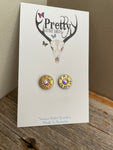 PMC .38 special brass earrings