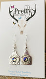 .38 special Cattle Tag Earrings