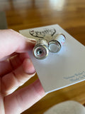 Jim beam Winchester nickel earrings- read description