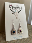 .38 special Cattle Tag Earrings