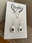 .38 special Cattle Tag Earrings