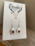 .38 special Cattle Tag Earrings