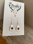 .38 special Cattle Tag Earrings