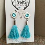 Turquoise Tassels