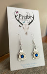 .38 special Cattle Tag Earrings