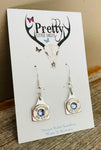 .38 special Cattle Tag Earrings