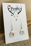 .38 special Cattle Tag Earrings