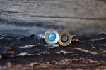 Winchester .223 Remington Brass Opal Earrings