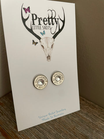 Winchester .38 special nickel earrings