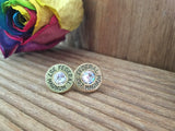 .357 Federal Mag brass earrings