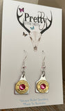 .38 special Cattle Tag Earrings