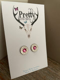 Winchester .38 special nickel earrings