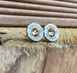 Winchester .38 special Nickel Earrings