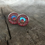 Winchester .38 special nickel earrings