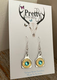 .38 special Cattle Tag Earrings