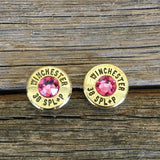 Winchester .38 special - Brass Earrings