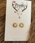 9mm Brass Earrings