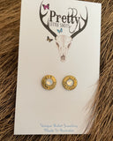 9mm Brass Earrings